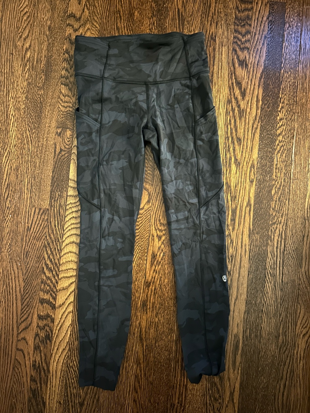 Lululemon Black Camo High-Waist Leggings